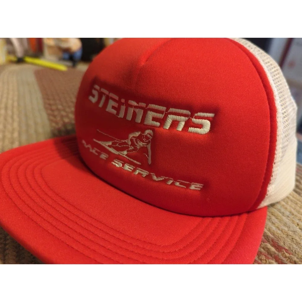 Advertising Steiner's Race Service Skiing Snapback HAT CAP Very RARE!!